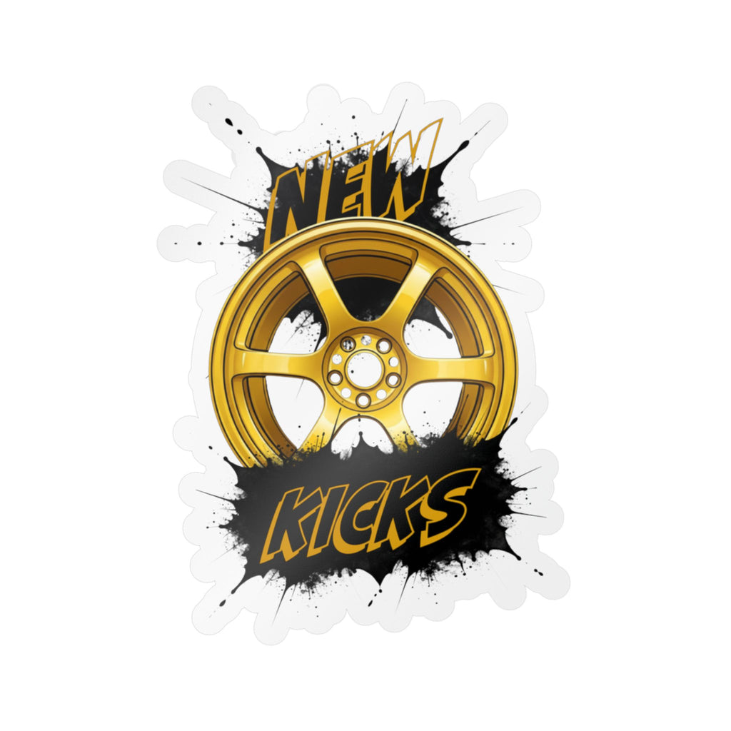 New Kicks Wheel Sticker —  Kiss-Cut Vinyl Decal