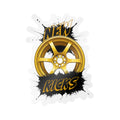New Kicks Wheel Sticker —  Kiss-Cut Vinyl Decal