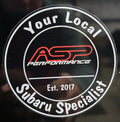 3.5" Round ASP Performance Logo